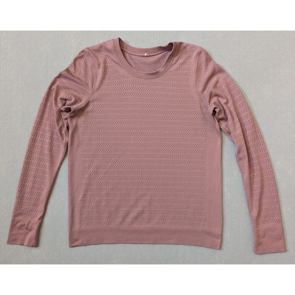 lululemon Breeze By Long Sleeve Shirt Quicksand Size 8*